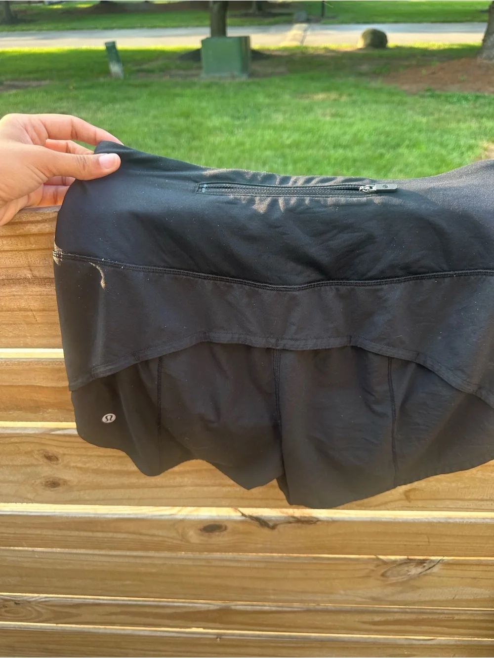 lululemon athletica Black Athletic Running Shorts